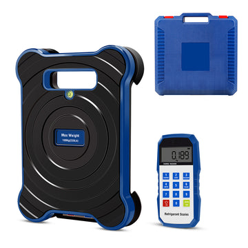 Aprvtio AHTS-100 PRO DC 12CFM HVAC Tool Set with Digital Manifold, K-type Thermometer, Refrigerant Leak Detector, Recovery Machine, Dual Stage DC 6CFM Vacuum Pump, Refrigerant Scale with Bubble Level (Pre-order)